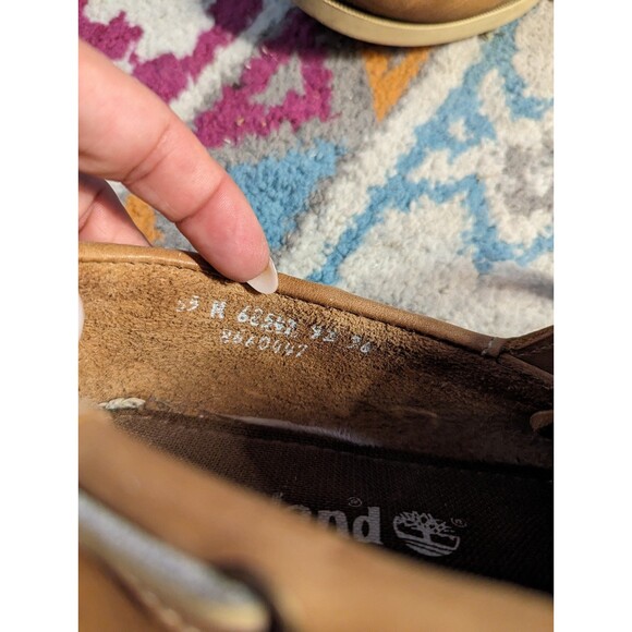 Timberland Men's Size 8.5 Leather Slip on Casual Loafers - Picture 9 of 10